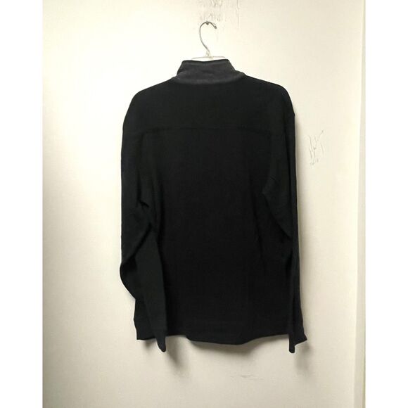 Bugatchi Men's Quarter-Zip Pull-over Cotton Sweater - Picture 2 of 3